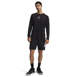 Męskie spodenki do koszykówki Under Armour UA Zone 7" Woven Short - czarne