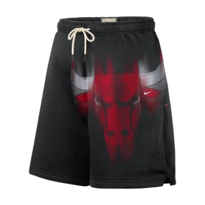 Męskie spodenki do koszykówki z dzianiny Chicago Bulls Standard Issue Nike - Czerń