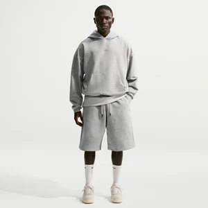 Męskie spodenki do koszykówki z dzianiny Nike Standard Issue Therma-FIT 36 cm - Szary