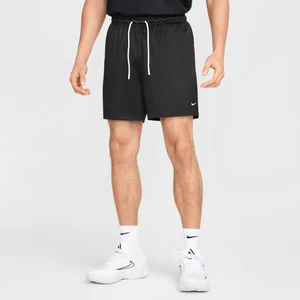 Męskie spodenki do koszykówki z siateczki Nike Dri-FIT 13 cm - Czerń