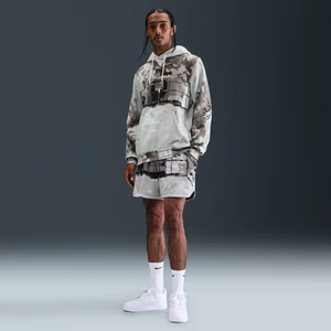 Męskie spodenki do koszykówki z siateczki Nike Dri-FIT 13 cm - Szary