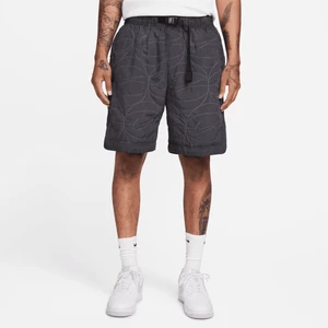Męskie spodenki do koszykówki z tkaniny z syntetycznym wypełnieniem 20 cm Nike - Czerń