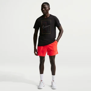 Męskie spodenki do tenisa 15 cm Dri-FIT NikeCourt Advantage - Czerwony