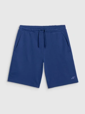 Męskie spodenki dresowe 4F 4FWMM00TSHOM543 - niebieskie
