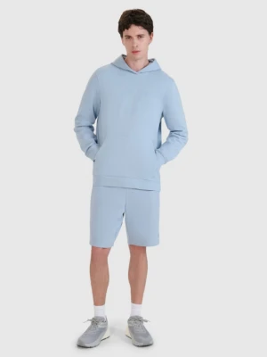 Męskie spodenki dresowe 4F 4FWSS25TSHOM571 - niebieskie