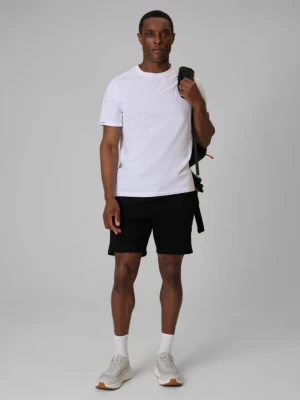 Męskie spodenki dresowe 4F 4FWSS26TSHOM744 - czarne