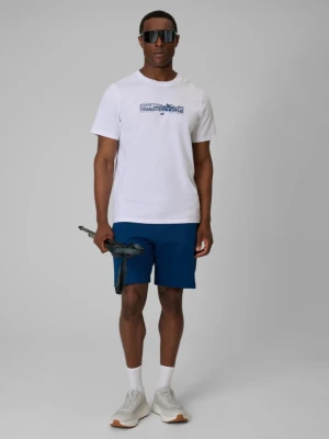 Męskie spodenki dresowe 4F 4FWSS26TSHOM744 - turkusowe