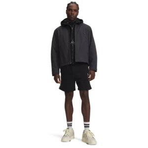 Męskie spodenki dresowe Under Armour UA Icon Flc Taped Short - czarne