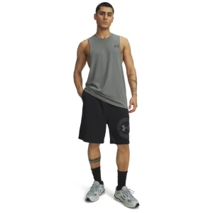 Męskie spodenki dresowe Under Armour UA Rival LW Graphic Shorts - czarne