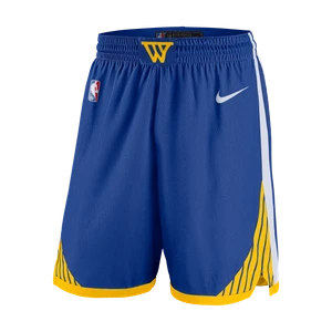Męskie spodenki Nike Dri-FIT NBA Golden State Warriors Swingman Icon Edition 2024/25 – replika - Niebieski