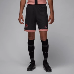 Męskie spodenki piłkarskie Jordan Dri-FIT ADV Authentic Paris Saint-Germain Match 2024/25 (wersja trzecia) - Czerń