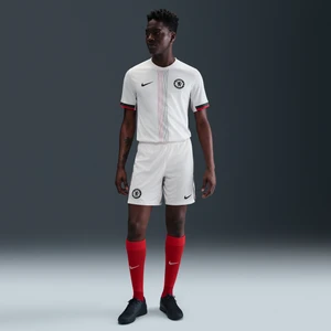 Męskie spodenki piłkarskie Nike Dri-FIT Chelsea F.C. Stadium 2025/26 (wersja wyjazdowa) – replika - Szary