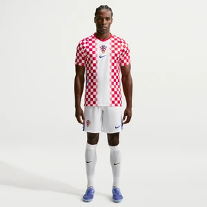 Męskie spodenki piłkarskie Nike Dri-FIT Chorwacja Stadium 2026 (wersja domowa) – replika - Biel