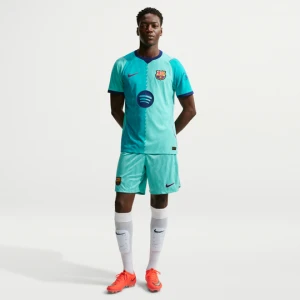 Męskie spodenki piłkarskie Nike Dri-FIT FC Barcelona Stadium 2026 / 27 (trzecia wersja) – replika - Zieleń