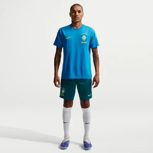 Męskie spodenki piłkarskie z dzianiny Nike Dri-FIT Brazylia Strike - Zieleń