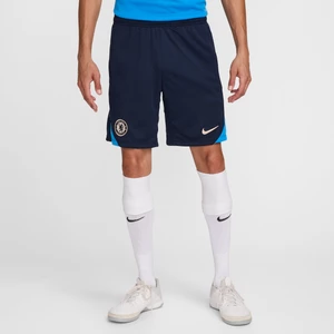 Męskie spodenki piłkarskie z dzianiny Nike Dri-FIT Chelsea F.C. Strike - Niebieski