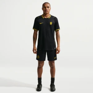 Męskie spodenki piłkarskie z dzianiny Nike Dri-FIT Chelsea F.C. Strike - Niebieski