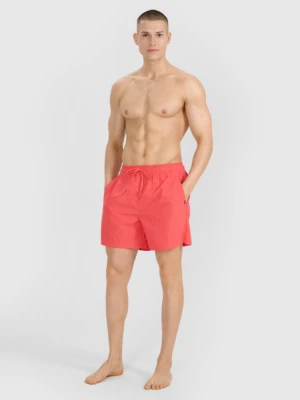 Męskie spodenki plażowe 4F 4FRSS25UBDSM178 - czerwone