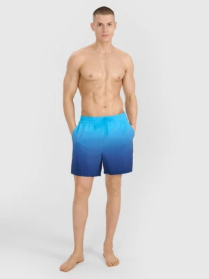 Męskie spodenki plażowe 4F 4FWSS25UBDSM132 - niebieskie