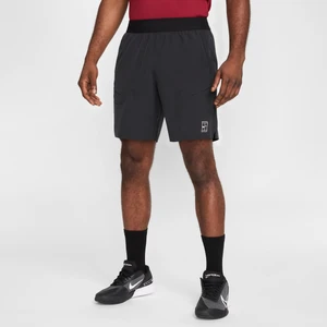 Męskie spodenki tenisowe 20 cm Dri-FIT NikeCourt Advantage - Czerń
