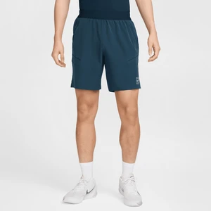 Męskie spodenki tenisowe 20 cm Dri-FIT NikeCourt Advantage - Niebieski