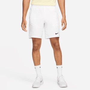 Męskie spodenki tenisowe 23 cm NikeCourt Advantage - Biel