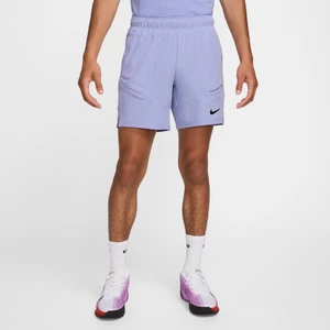 Męskie spodenki tenisowe Dri-FIT 18 cm NikeCourt Advantage - Fiolet