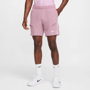 Męskie spodenki tenisowe Dri-FIT 18 cm NikeCourt Advantage - Fiolet