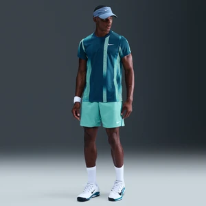 Męskie spodenki tenisowe Dri-FIT NikeCourt Victory 18 cm - Zieleń