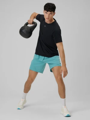 Męskie spodenki treningowe 4F 4FRSS26TFSHM1662 - turkusowe