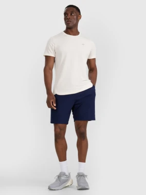 Męskie spodenki treningowe 4F 4FWAW25TFSHM1000 - granatowe