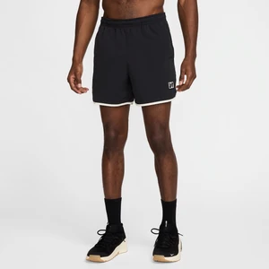 Męskie spodenki treningowe bez podszewki Dri-FIT Nike Gym Heritage 13 cm - Czerń