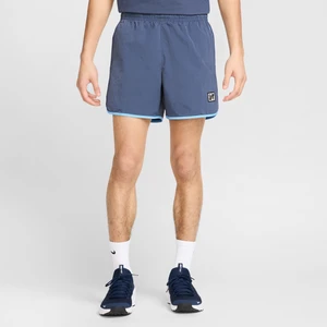Męskie spodenki treningowe bez podszewki Dri-FIT Nike Gym Heritage 13 cm - Niebieski