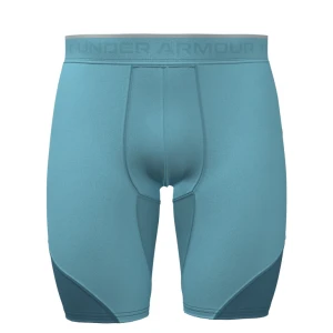 Męskie spodenki treningowe Under Armour UA HeatGear Elite Long Shorts - niebieskie