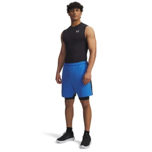 Męskie spodenki treningowe Under Armour UA Tech Vent 2in1 Short - niebieskie