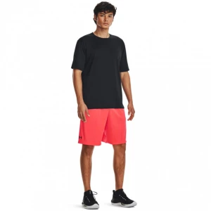 Męskie spodenki treningowe Under Armour UA Tech WM Graphic Short - łososiowe