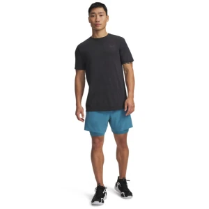 Męskie spodenki treningowe Under Armour UA Vanish Elite 2in1 Short - niebieskie