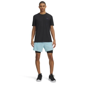 Męskie spodenki treningowe Under Armour UA Vanish Elite 2in1 Short - niebieskie