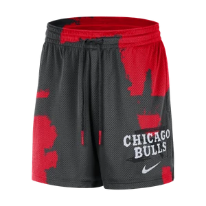 Męskie spodenki treningowe z siateczki Jordan Dri-FIT NBA Chicago Bulls Courtside - Czerń