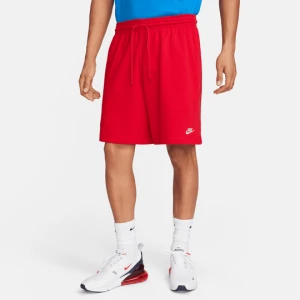 Męskie spodenki z dzianiny Nike Club - Czerwony