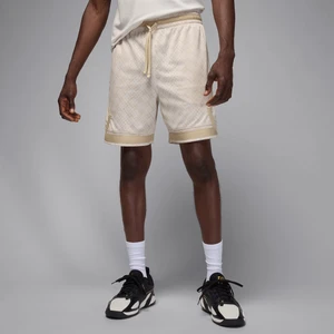 Męskie spodenki z motywem rombu i nadrukiem Dri-FIT Jordan Sport - Brązowy