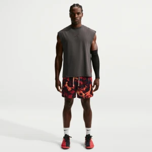 Męskie spodenki z siateczki do koszykówki Dri-FIT Nike Standard Issue 13 cm - Czerwony
