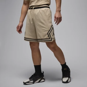 Męskie spodenki z siateczki z motywem rombu Dri-FIT Jordan Sport - Brązowy
