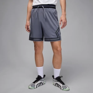 Męskie spodenki z siateczki z motywem rombu Dri-FIT Jordan Sport - Szary