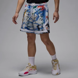 Męskie spodenki z tkaniny z motywem otwartego rombu Dri-FIT Jordan Sport - Biel