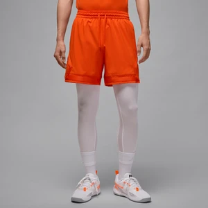 Męskie spodenki z tkaniny z motywem otwartego rombu Dri-FIT Jordan Sport - Pomarańczowy