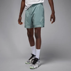 Męskie spodenki z tkaniny z motywem otwartego rombu Dri-FIT Jordan Sport - Szary