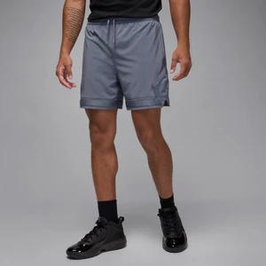 Męskie spodenki z tkaniny z motywem otwartego rombu Dri-FIT Jordan Sport - Szary