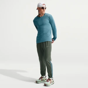 Męskie spodnie do biegania Nike Miler z tkaniny Dri-FIT - Zieleń