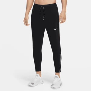 Męskie spodnie do biegania z tkaniny Nike Phenom Elite - Czerń